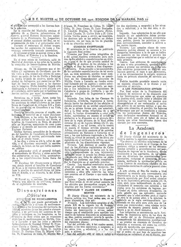 ABC MADRID 25-10-1921 página 11