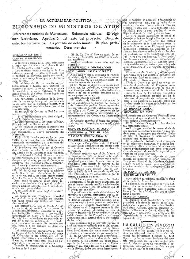 ABC MADRID 25-10-1921 página 15