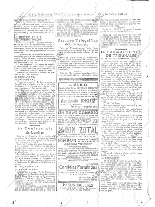 ABC MADRID 25-10-1921 página 18
