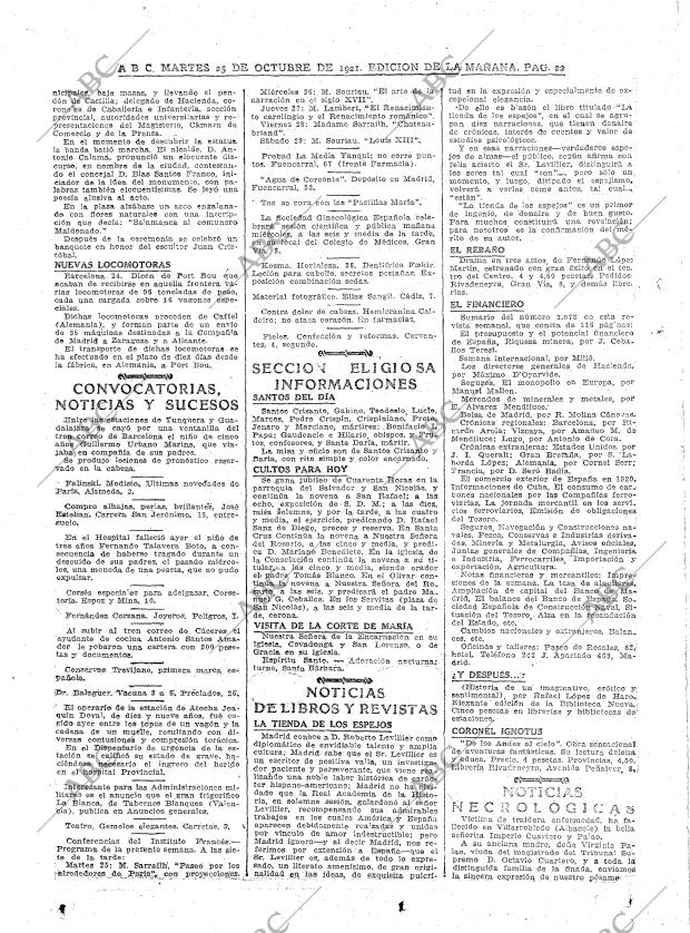 ABC MADRID 25-10-1921 página 22