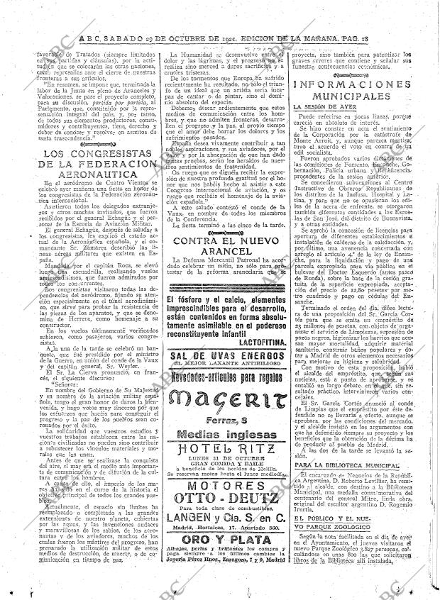 ABC MADRID 29-10-1921 página 18