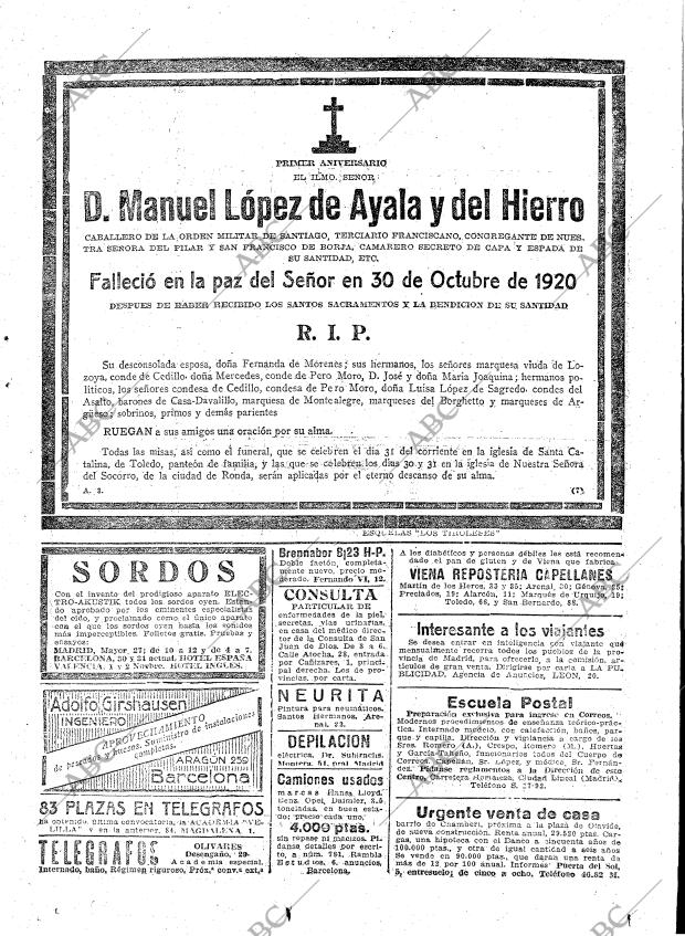 ABC MADRID 29-10-1921 página 29