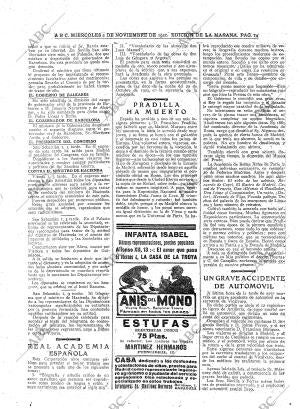 ABC MADRID 02-11-1921 página 14