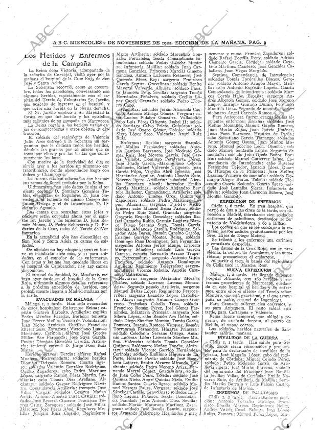 ABC MADRID 02-11-1921 página 9