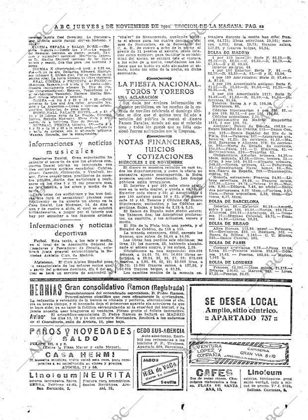 ABC MADRID 03-11-1921 página 22