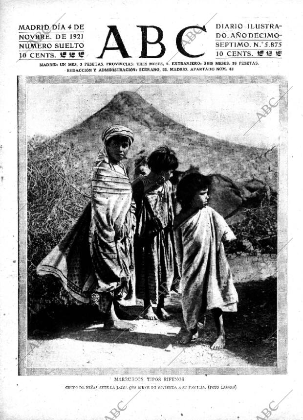 ABC MADRID 04-11-1921 página 1