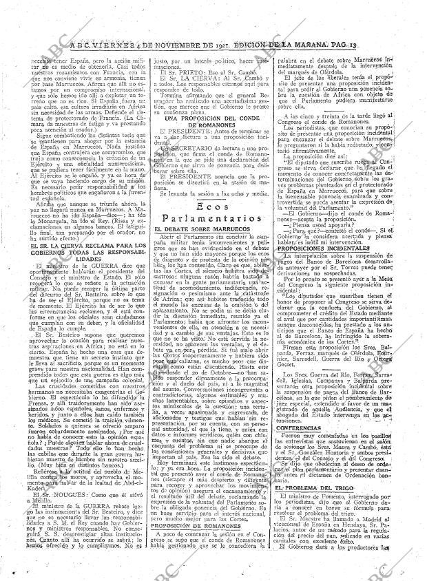 ABC MADRID 04-11-1921 página 13