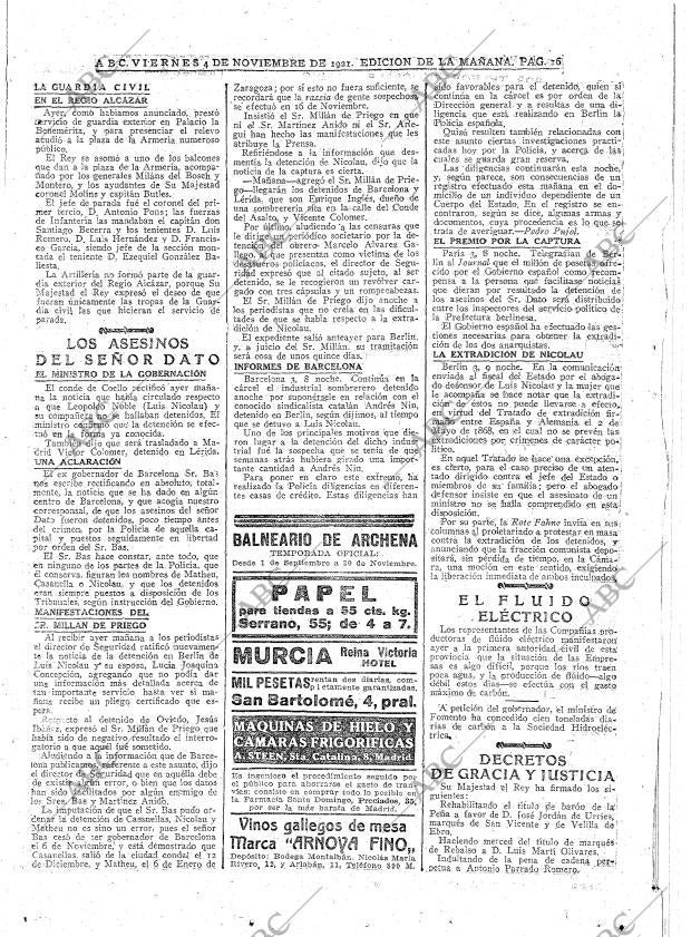 ABC MADRID 04-11-1921 página 16