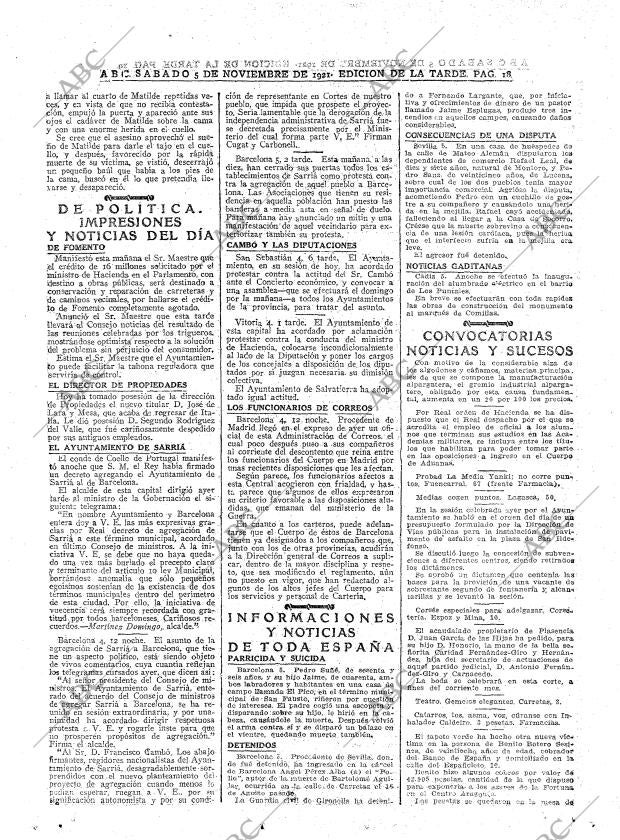 ABC MADRID 05-11-1921 página 18