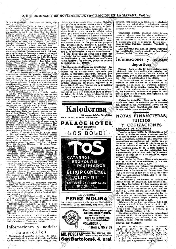 ABC MADRID 06-11-1921 página 20