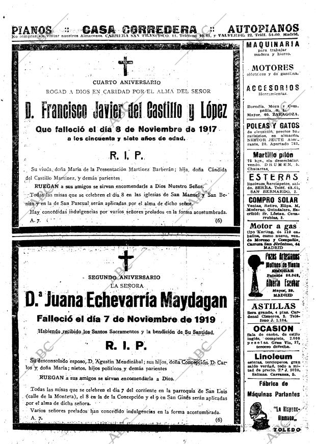 ABC MADRID 06-11-1921 página 28