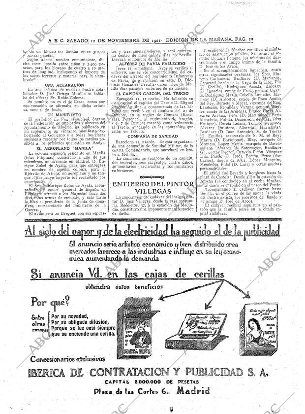 ABC MADRID 12-11-1921 página 10