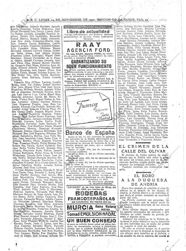 ABC MADRID 14-11-1921 página 14