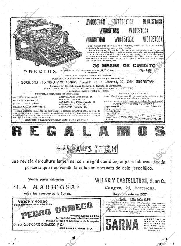 ABC MADRID 14-11-1921 página 21