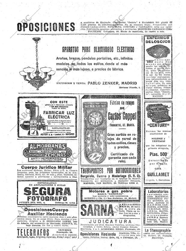 ABC MADRID 15-11-1921 página 28