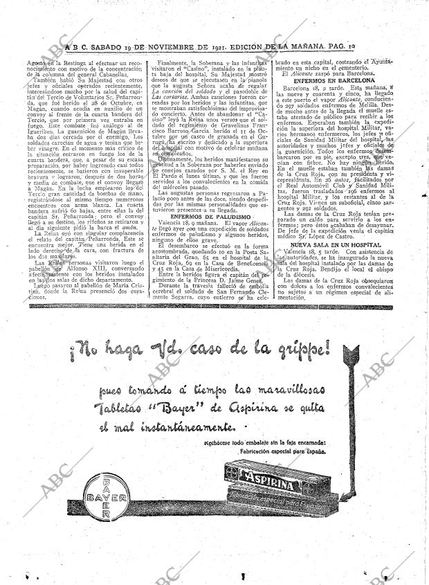 ABC MADRID 19-11-1921 página 10