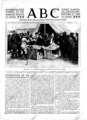 ABC MADRID 22-11-1921