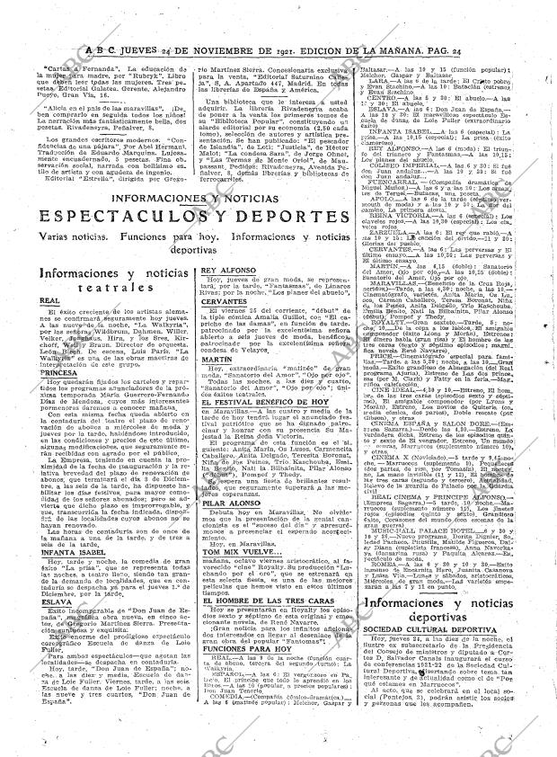 ABC MADRID 24-11-1921 página 24
