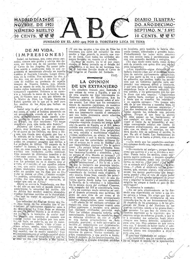 ABC MADRID 24-11-1921 página 3
