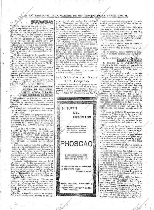 ABC MADRID 26-11-1921 página 21