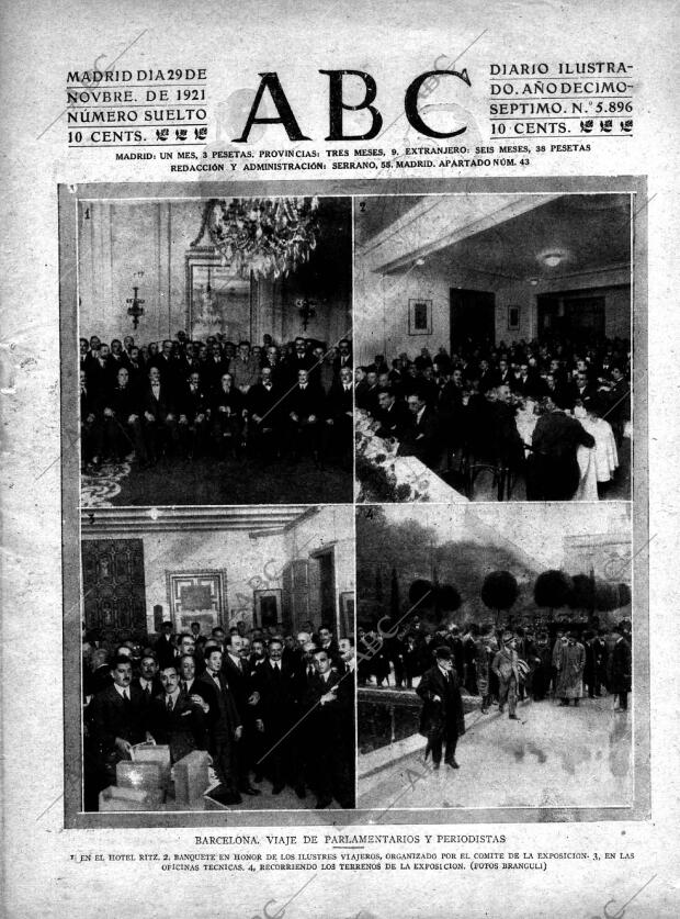 ABC MADRID 29-11-1921 página 1