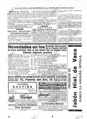 ABC MADRID 29-11-1921 página 20