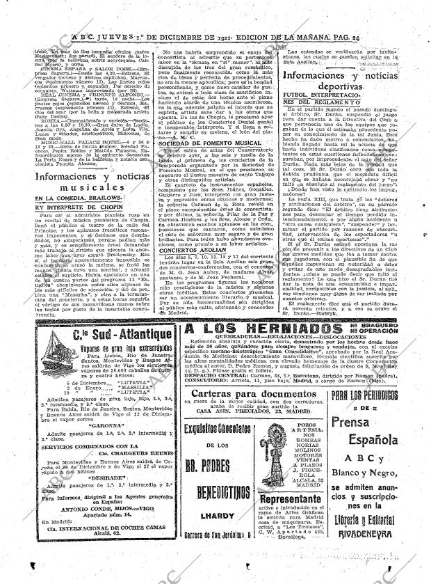 ABC MADRID 01-12-1921 página 24