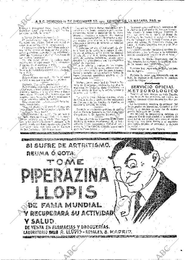 ABC MADRID 11-12-1921 página 22