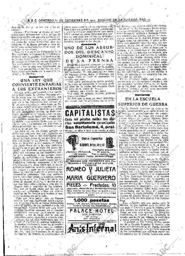 ABC MADRID 11-12-1921 página 25