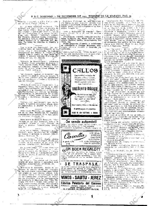 ABC MADRID 11-12-1921 página 32