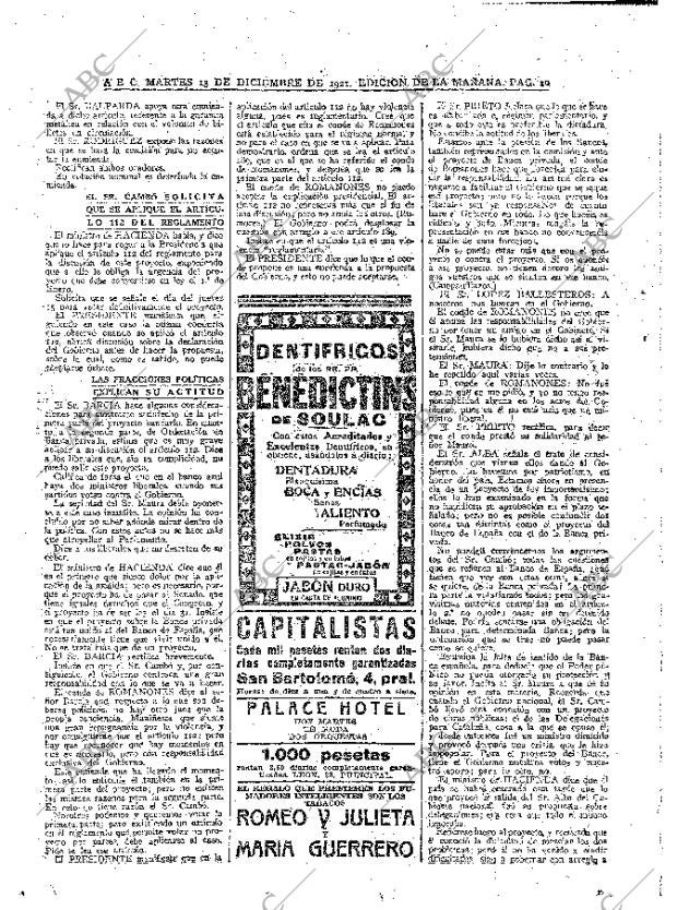 ABC MADRID 13-12-1921 página 10