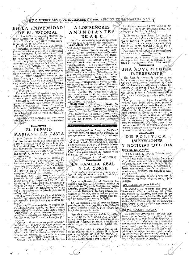 ABC MADRID 14-12-1921 página 13