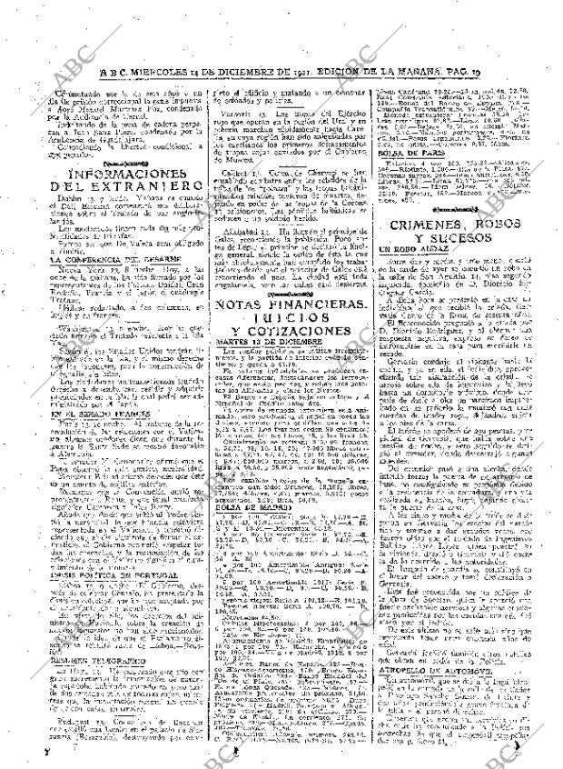 ABC MADRID 14-12-1921 página 19