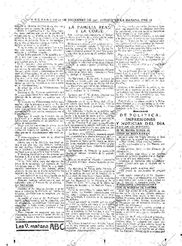 ABC MADRID 17-12-1921 página 16