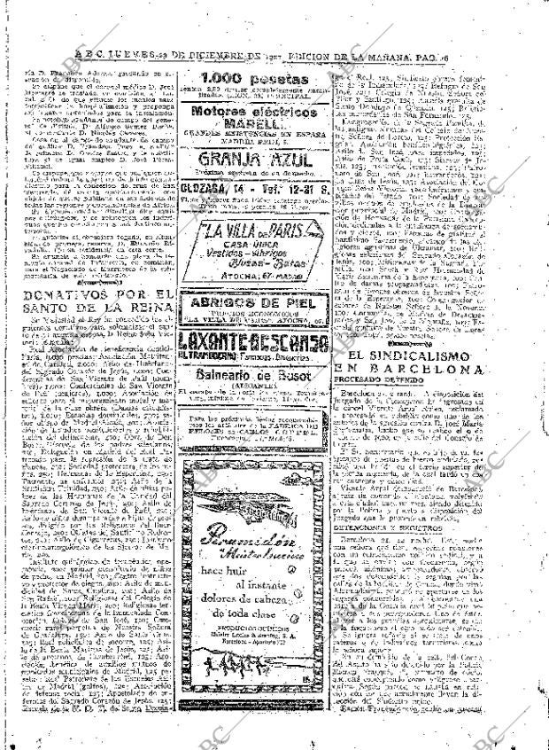 ABC MADRID 22-12-1921 página 16