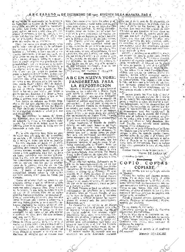 ABC MADRID 24-12-1921 página 6