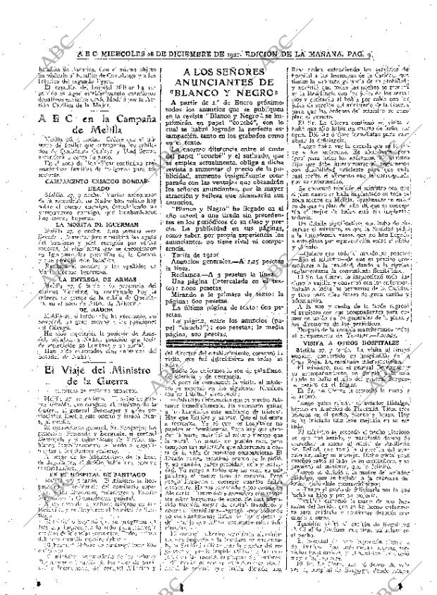 ABC MADRID 28-12-1921 página 9
