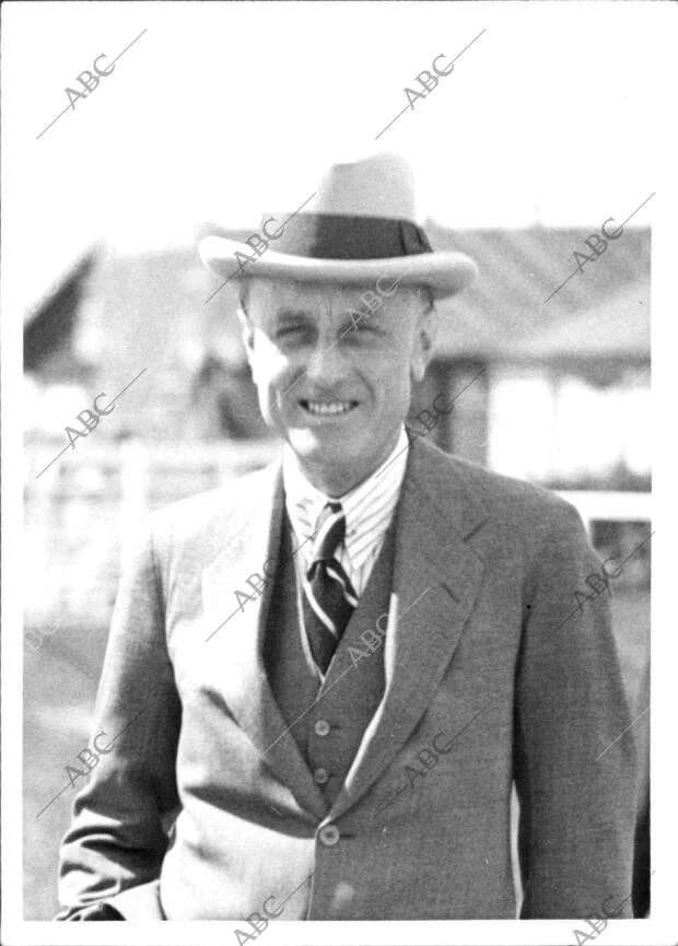 Retrato de Samuel Hoare en sus Tiempos de secretario de estado del Aire, en el...