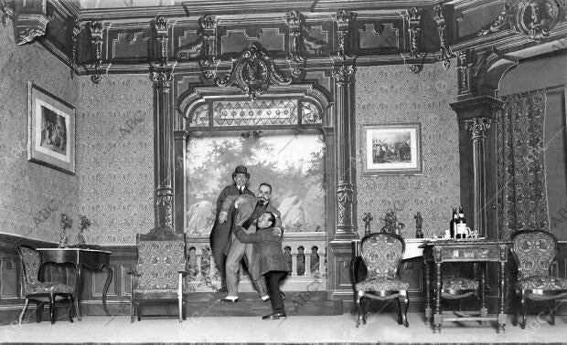 en el teatro Infanta Isabel escena Del "Vaudeville" ¡que no se la Sepa Fernanda¡...