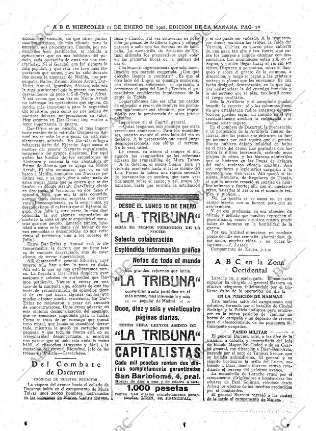 ABC MADRID 11-01-1922 página 10