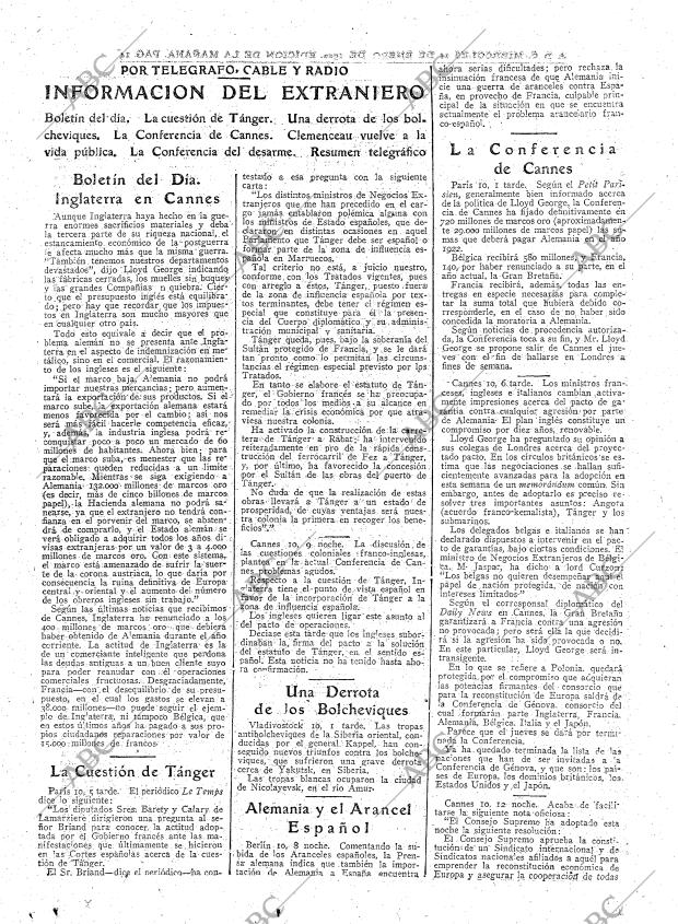 ABC MADRID 11-01-1922 página 15