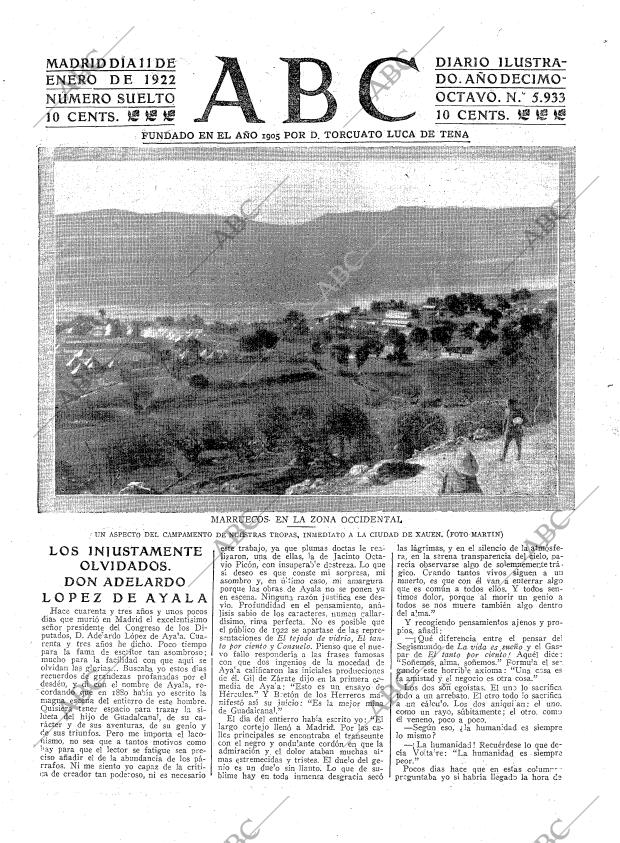 ABC MADRID 11-01-1922 página 3