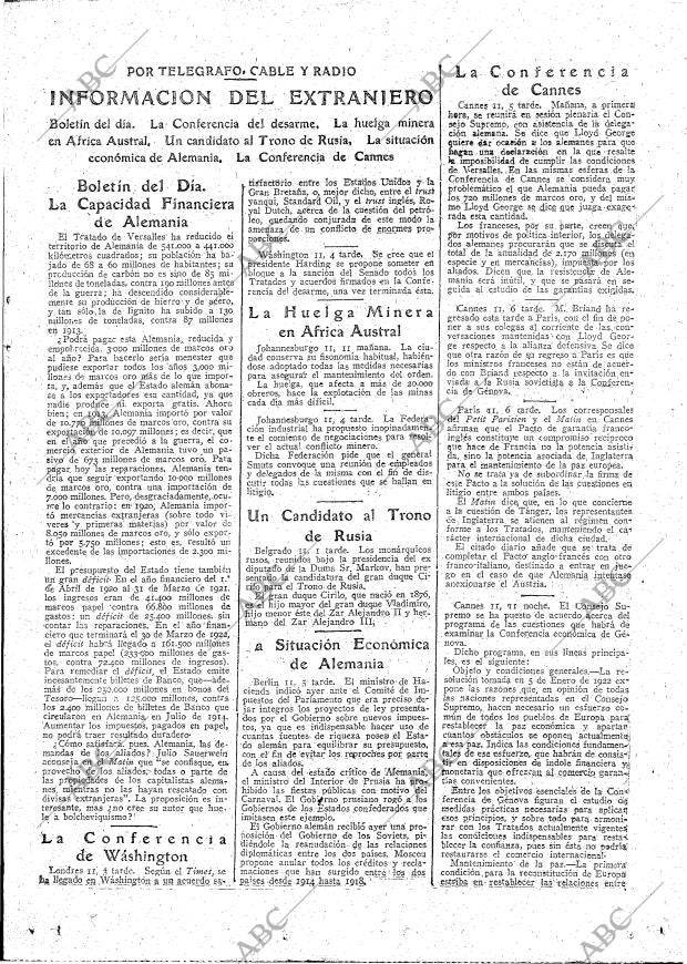 ABC MADRID 12-01-1922 página 17