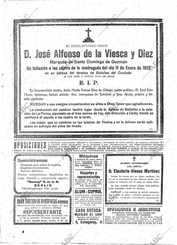 ABC MADRID 12-01-1922 página 27