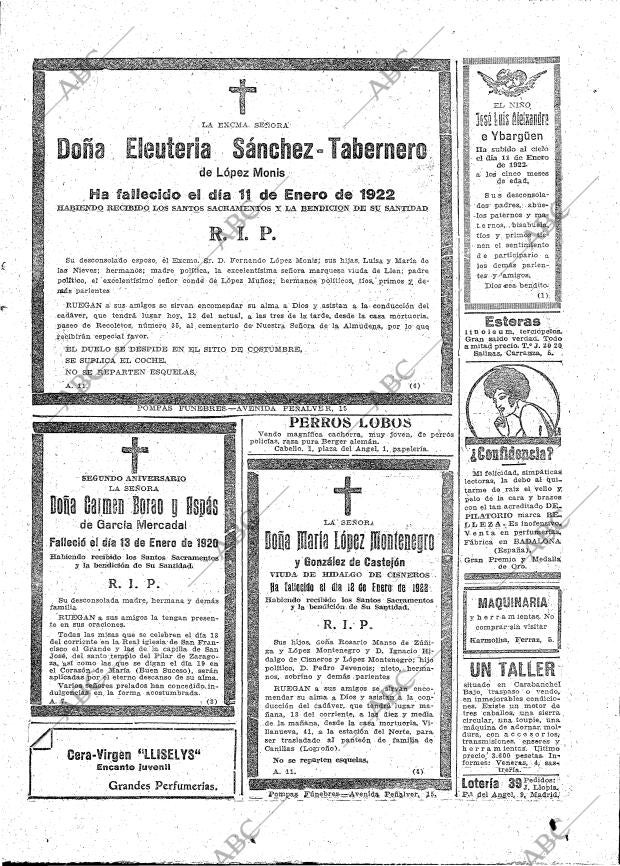 ABC MADRID 12-01-1922 página 29