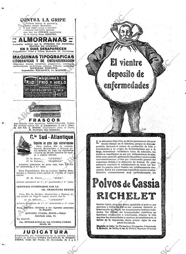 ABC MADRID 13-01-1922 página 2