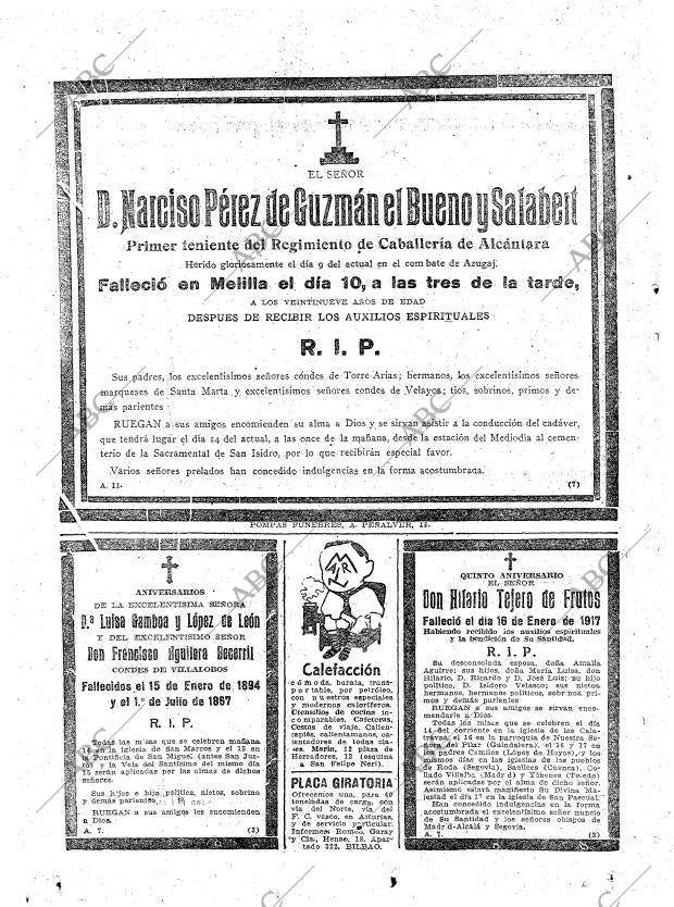 ABC MADRID 13-01-1922 página 28