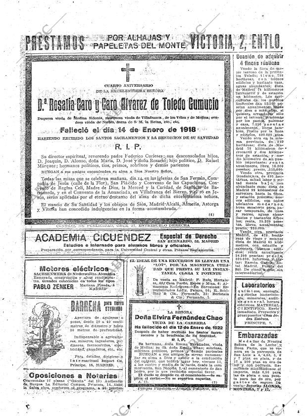 ABC MADRID 13-01-1922 página 29