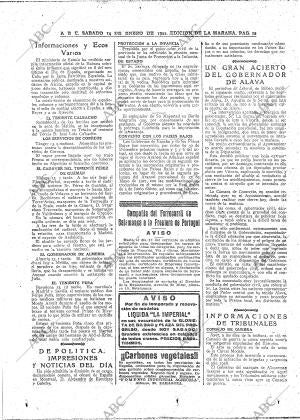 ABC MADRID 14-01-1922 página 12