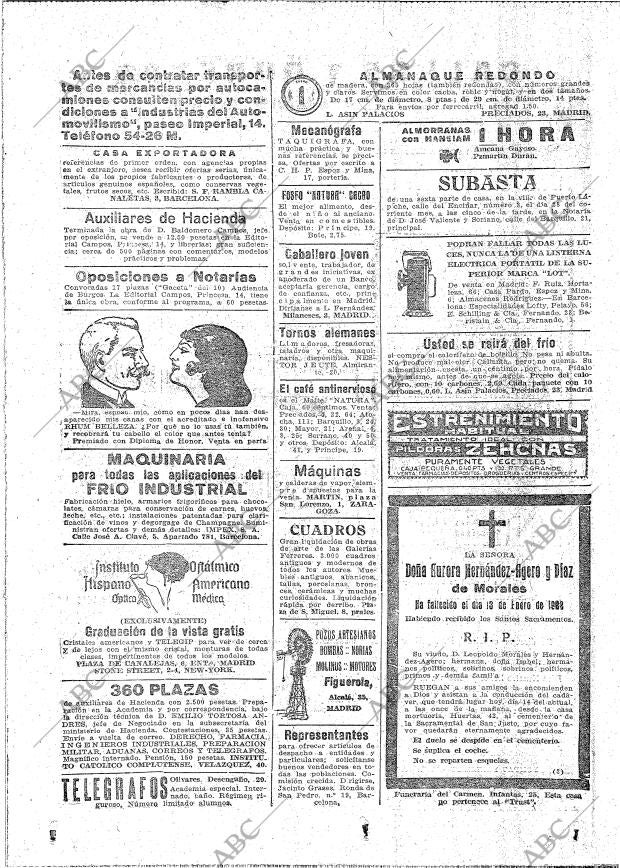 ABC MADRID 14-01-1922 página 22